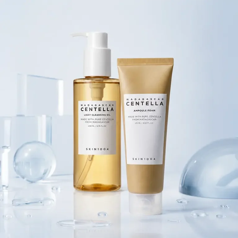 MADAGASCAR CENTELLA AMPOULE FOAM + MADAGASCAR CENTELLA LIGHT CLEANSING OIL 200ML – SKIN1004